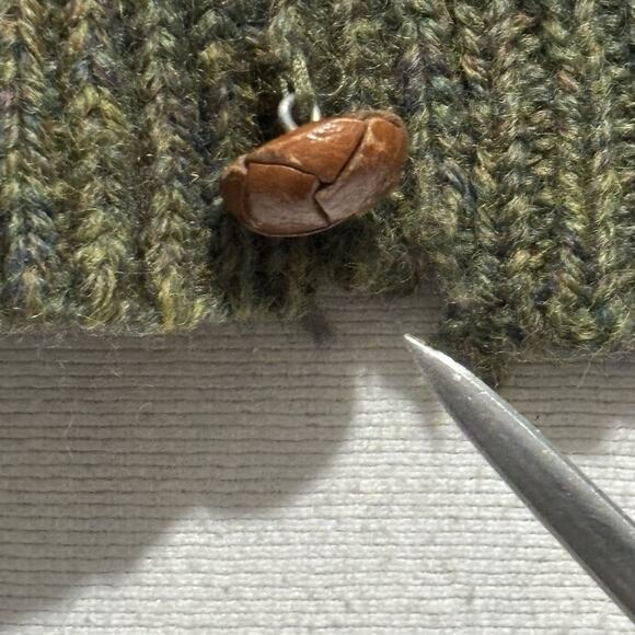 VTG Gap Wool Cardigan Sweater Women’s M Y2K Shetland Cable Knit Academia READ - Picture 8 of 10